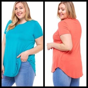 SALMON plus tunic NEW NEVER WORN